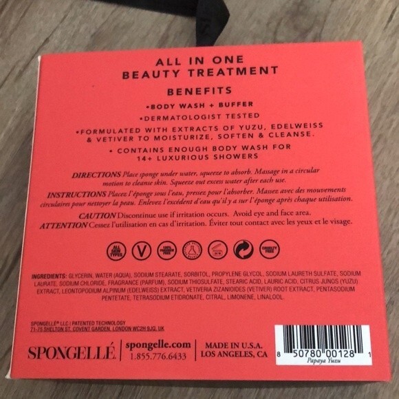 Spongelle body wash infused buffer papaya yuzu - Picture 2 of 2